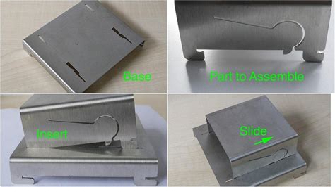 joining 2 sheet metal parts|sheet metal joining without fasteners.